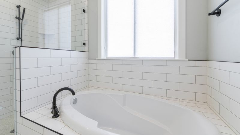 New Bathtub with Tiles